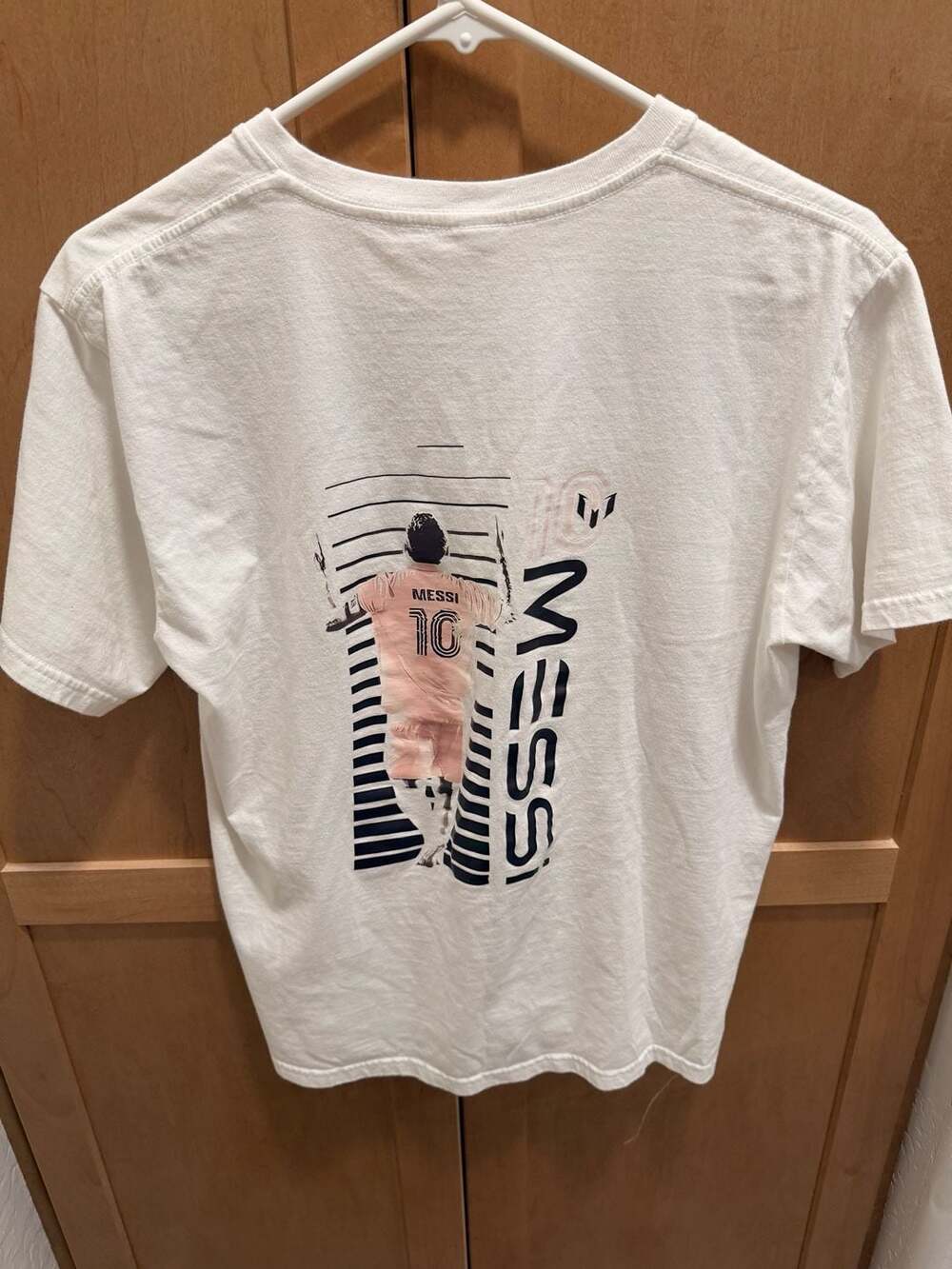 Caribbean Seal Lionel Messi Graphic T-Shirt White